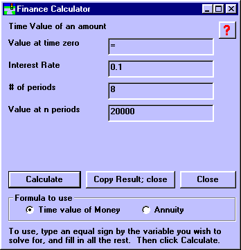 Financial Calculator